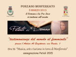 Ponzano Monferrato: Petali di Donna 2015 l'8 marzo
