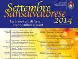 I primi appuntamenti del Settembre Sansalvatorese