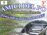 Festa sul Po domenica 20 con la gara dei barcè