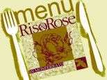 I menù di Riso & Rose