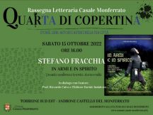 Quarta di copertina: sabato 15 si presenta il libro di Stefano Fracchia